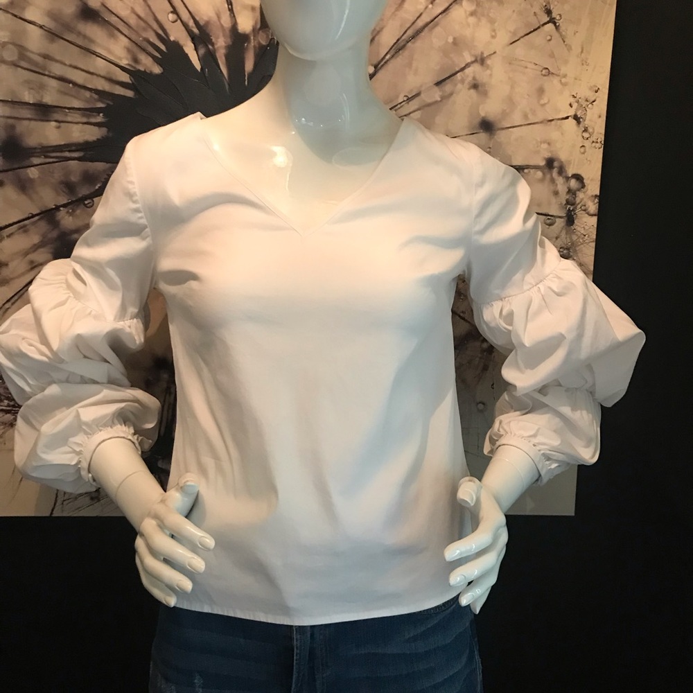 Express balloon sleeve blouse